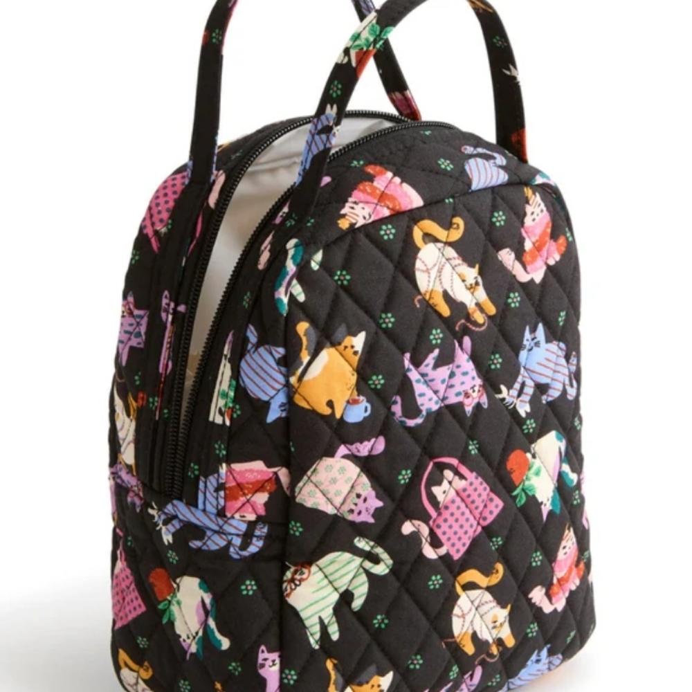 Vera Bradley Lunch Bunch Bag Herding Cats NWT - Picture 6 of 7